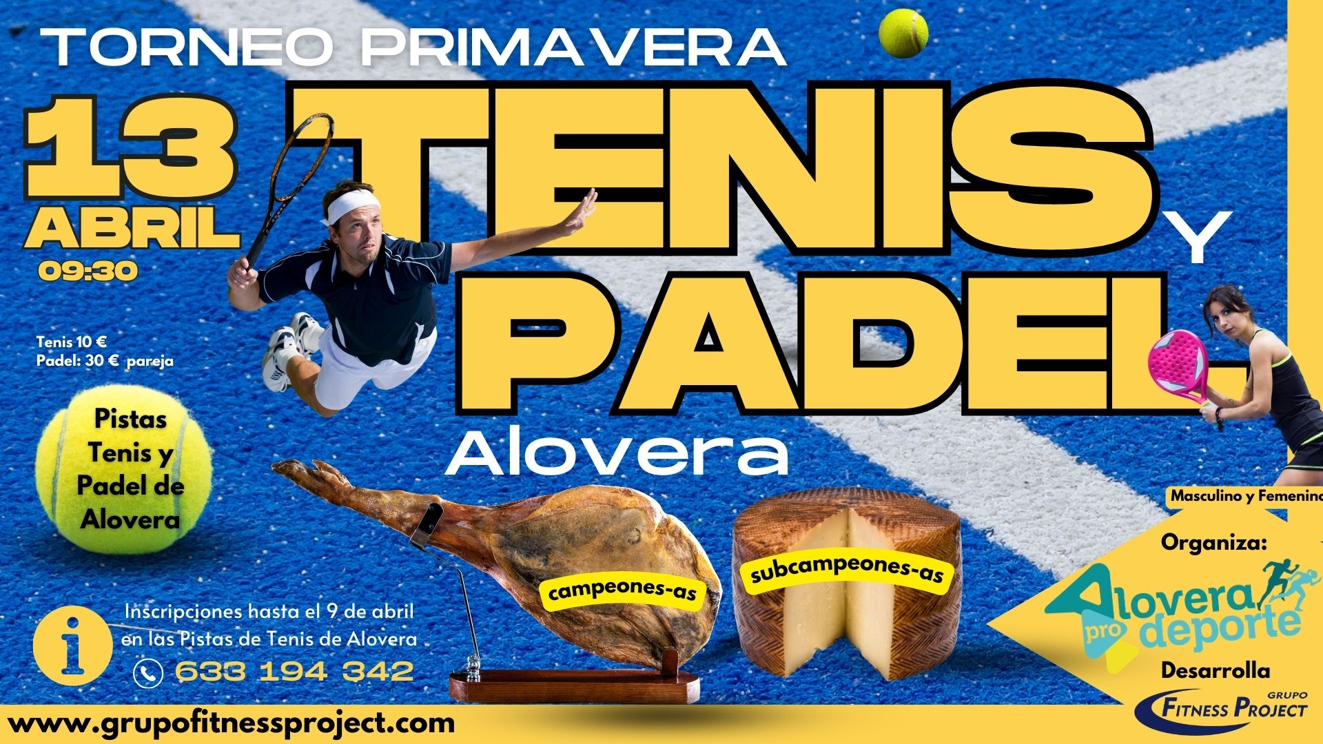 Imagen de TORNEO DE TENIS Y PADEL EN ALOVERA